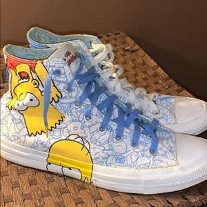 Vintage Simpsons Hightop Converse (Unisex)